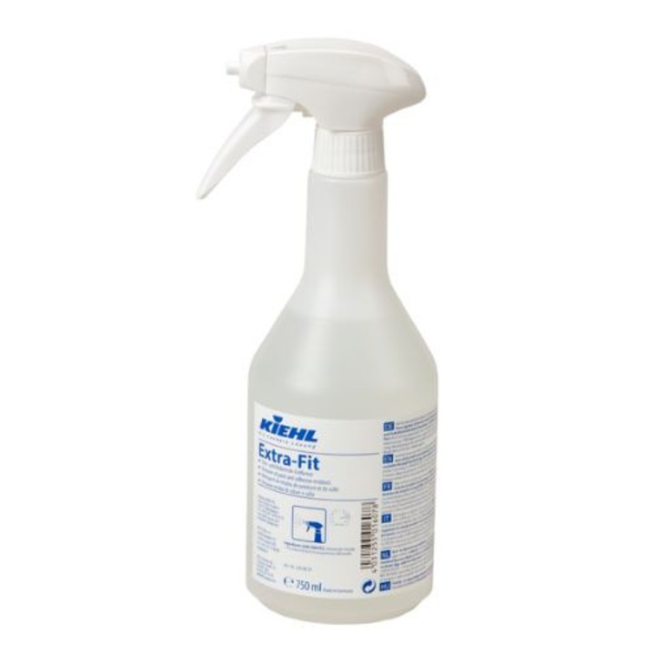 Solutie pentru indepartarea reziduurilor de vopsea, benzi adezive si etichete de pe suprafete, Kiehl Extra-Fit 750ml