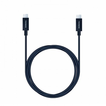 Duracell, Cablu de date USB, C 3.0, Tip C, 1 m, Negru Duracell, Cablu de date USB, C 3.0, Tip C, 1 m, Negru