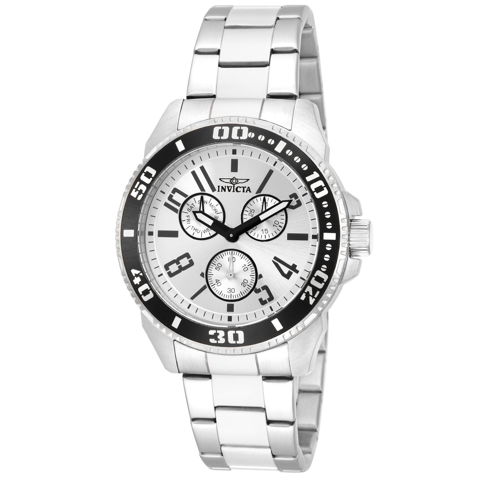 Ceas barbatesc INVICTA Pro Diver 16979, quartz cronograf, otel inoxidabil, 50 m