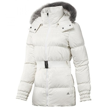 Jacheta iarna adidas femei J LONG D JKT - W52994, alb, XS/34 Jacheta iarna adidas femei J LONG D JKT - W52994, alb, XS/34