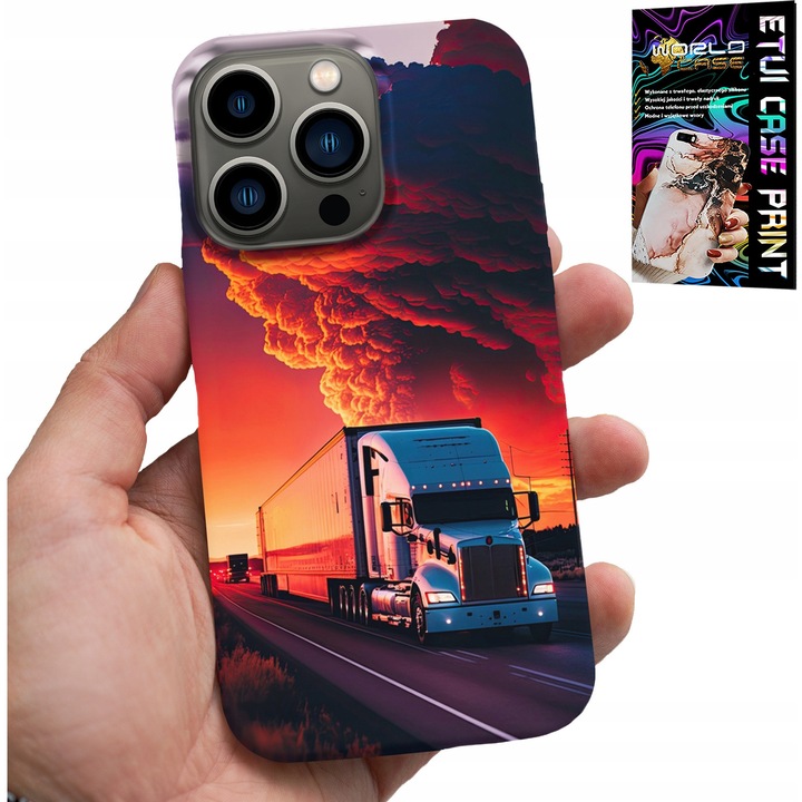 Tok iPhone 16 Pro Max-hoz, World Case, egyedi design, szilikon, többszínű