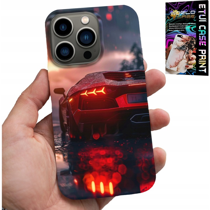 Carcasă pentru telefon, World Case, iPhone 15 Pro, silicon, design luxos, multicolor