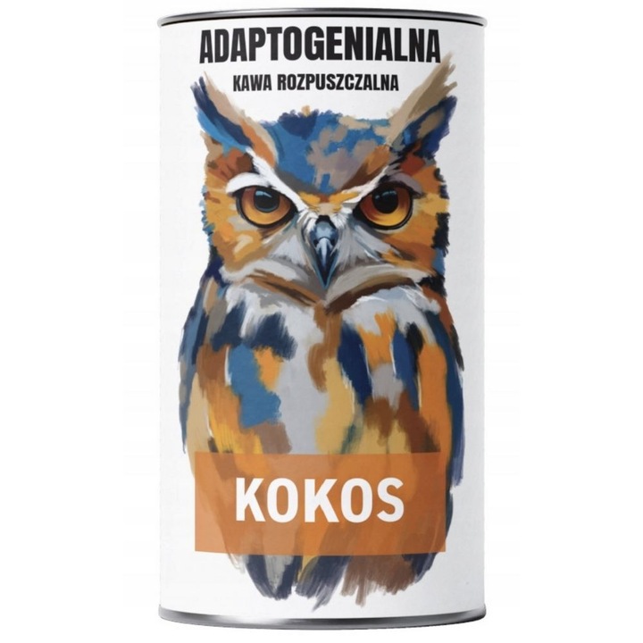 Étrend-kiegészítő adaptogén instant kávé, kókusz – 200 g