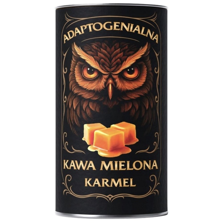 Étrend-kiegészítő Adaptogén őrölt kávé, karamell – 100 g