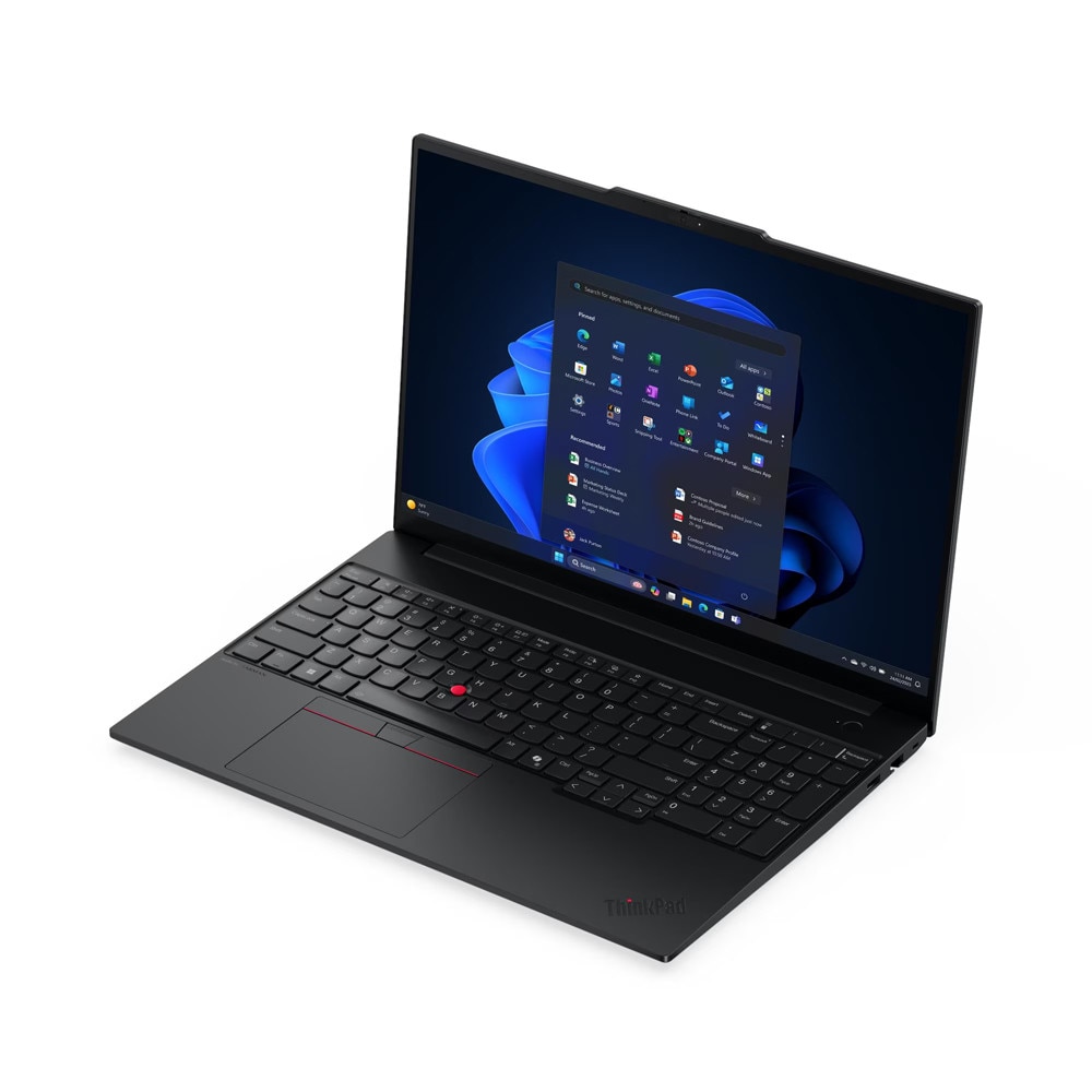 Laptop Lenovo ThinkPad E16 Gen 3, 21SR004FBM, 16", Intel Core Ultra 5 225U (12-core), Intel Arc 4 Core, 16GB 5600MHz (1x16GB) DDR5, Negru