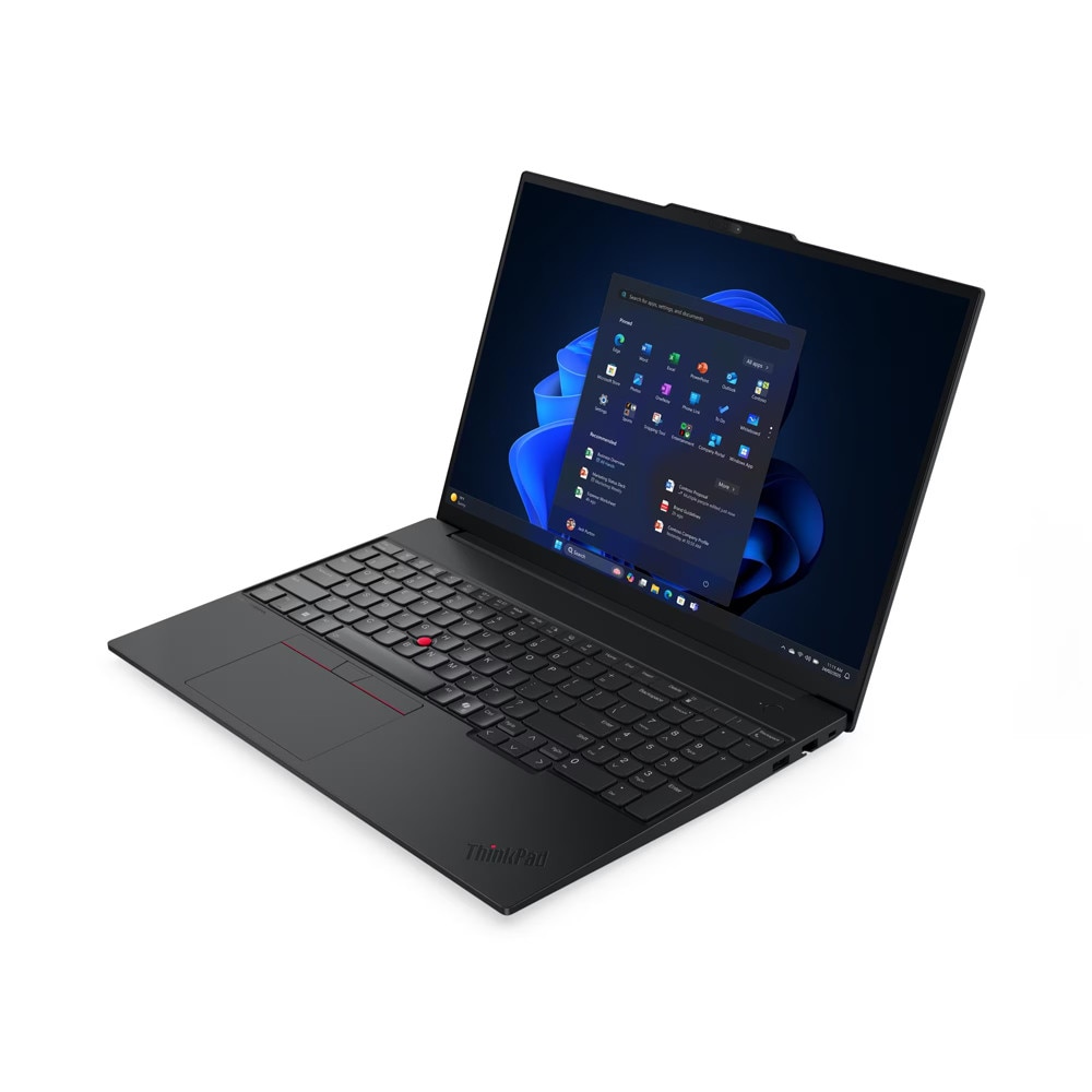 Laptop Lenovo ThinkPad E16 Gen 3, 21SR004FBM, 16", Intel Core Ultra 5 225U (12-core), Intel Arc 4 Core, 16GB 5600MHz (1x16GB) DDR5, Negru