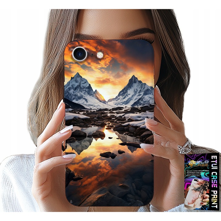 Telefontok, World Case, Flux, Hegység, Everest, szilikon, iPhone SE / SE2-höz