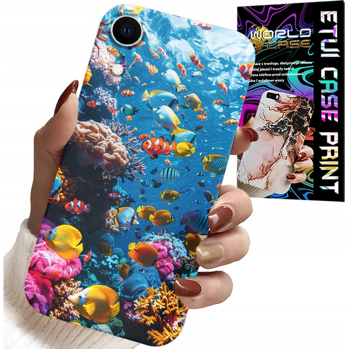 Tok iPhone XR-hez, World Case, víz alatti design, szilikon, többszínű