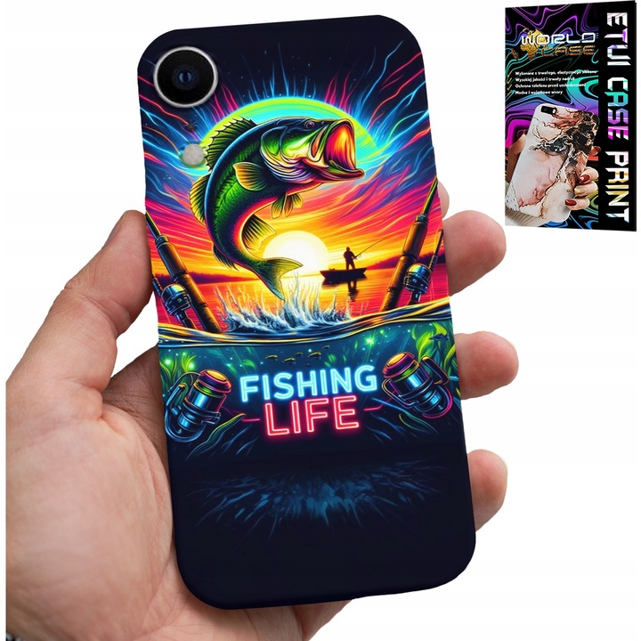 Telefontok, World Case, halmintás, szilikon, iPhone XR-hez