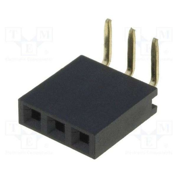 Букса 3 пина, Robofun, женска, ъглова