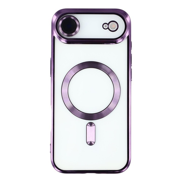 Husa TPU Lux Magnetic kompatibilis iPhone 17 Air, Elektromos lila