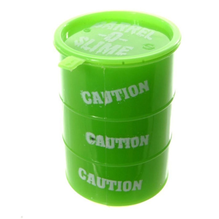 Slime original Barrel O Slime - gelatina colorata in butoias mare - Verde