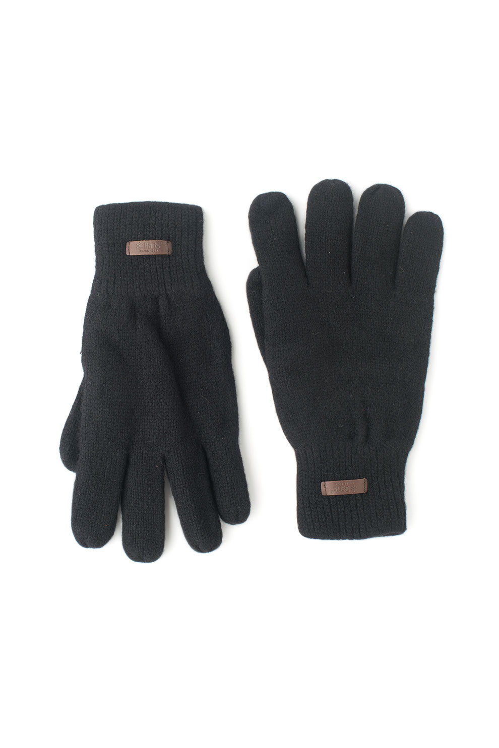 Barts, Manusi de lana cu captuseala din fleece HAAKON, Negru