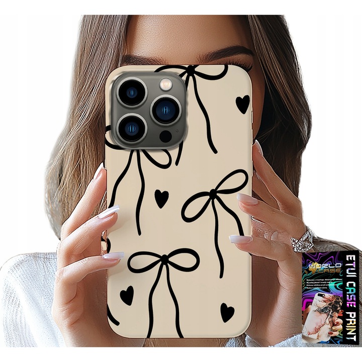 Carcasă pentru iPhone 15 Pro, World Case, bej, silicon