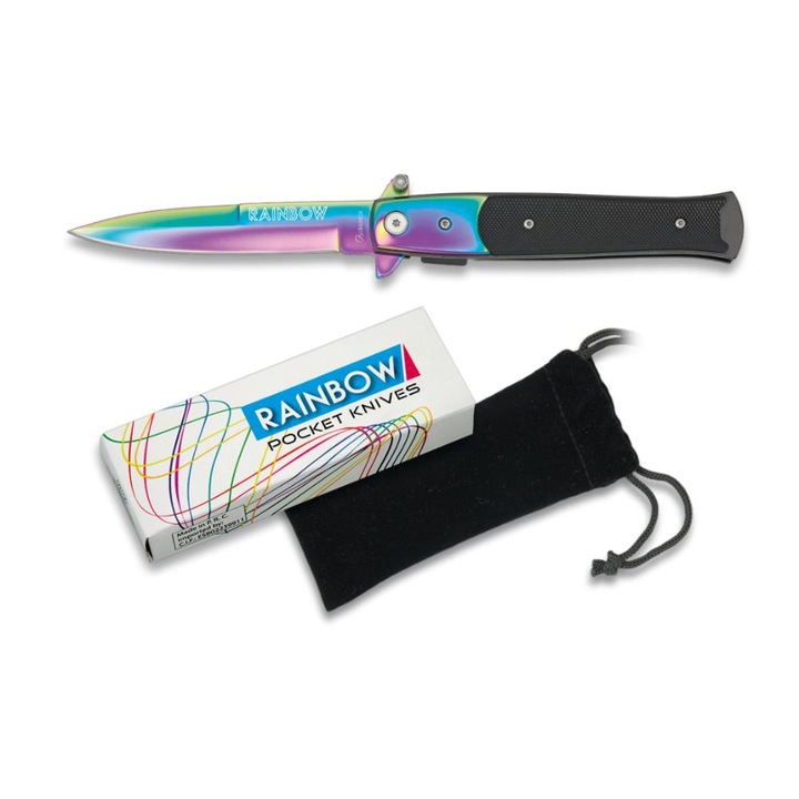 Cutit Albainox Rainbow 10cm, multicolor