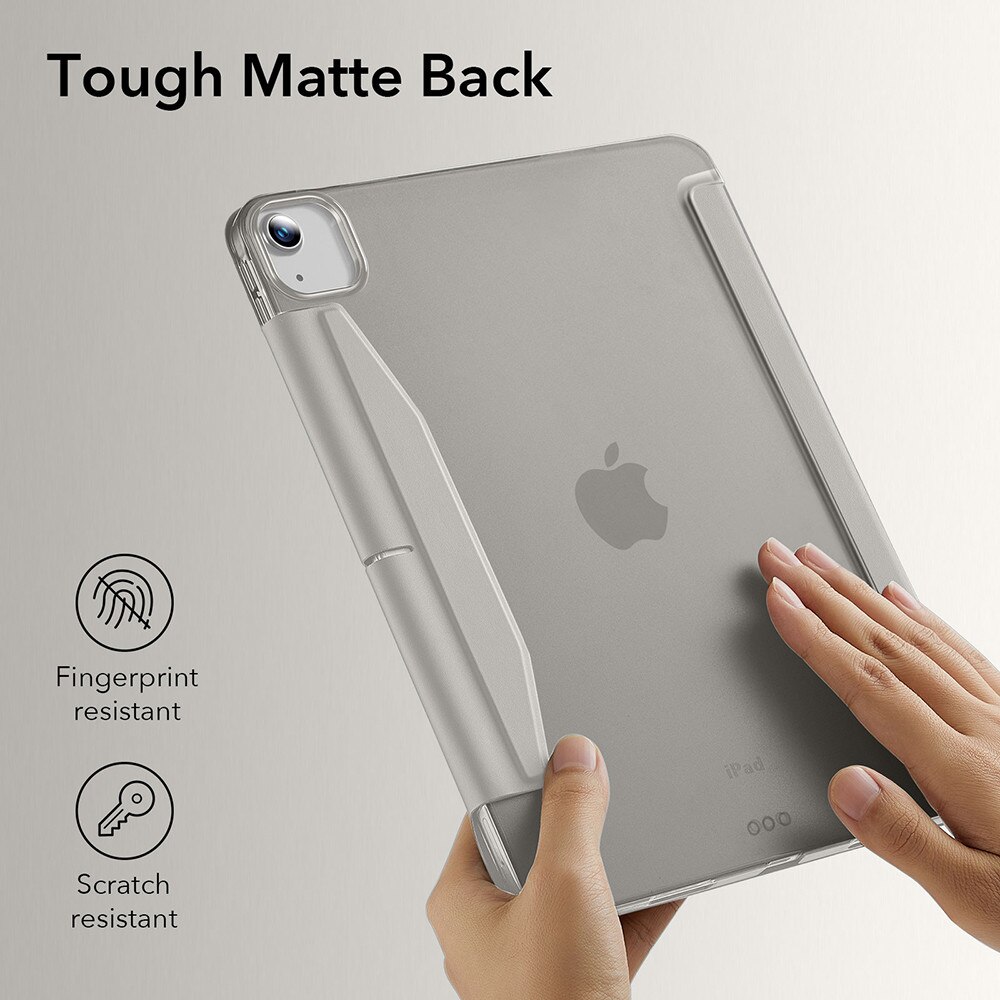 Husa Protectie Compatibila cu Ascend Trifold, ESR, iPad Air 13 (2024) / Air 13 (2025) - Frosted Grey