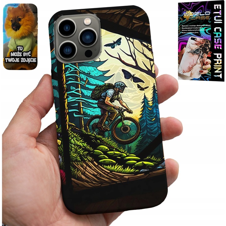 Telefontok, World Case, iPhone 13 Pro, szilikon, többszínű nyomtatás, 0,2 cm