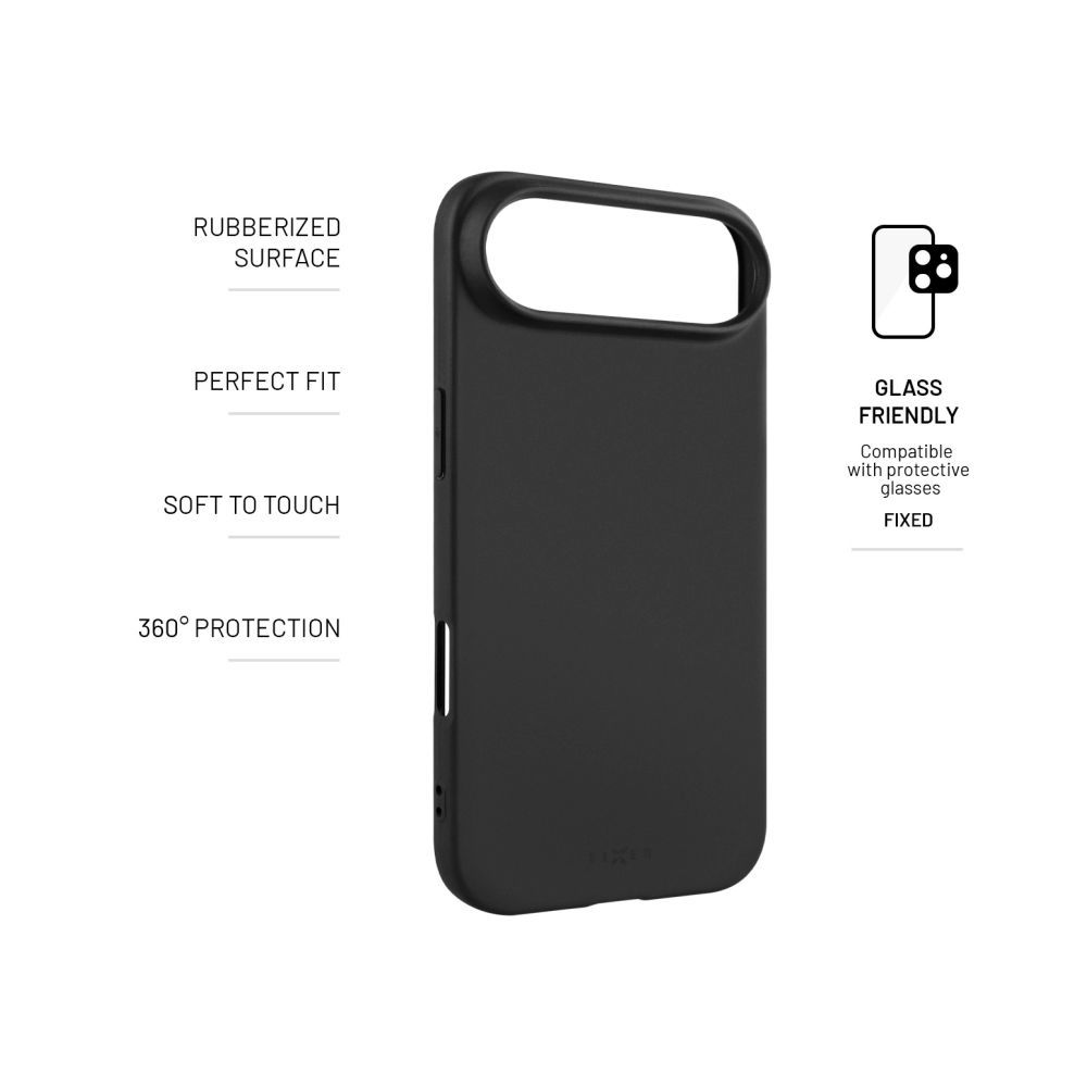 Husa telefon FIXED pentru Apple iPhone Air, neagra, 293919