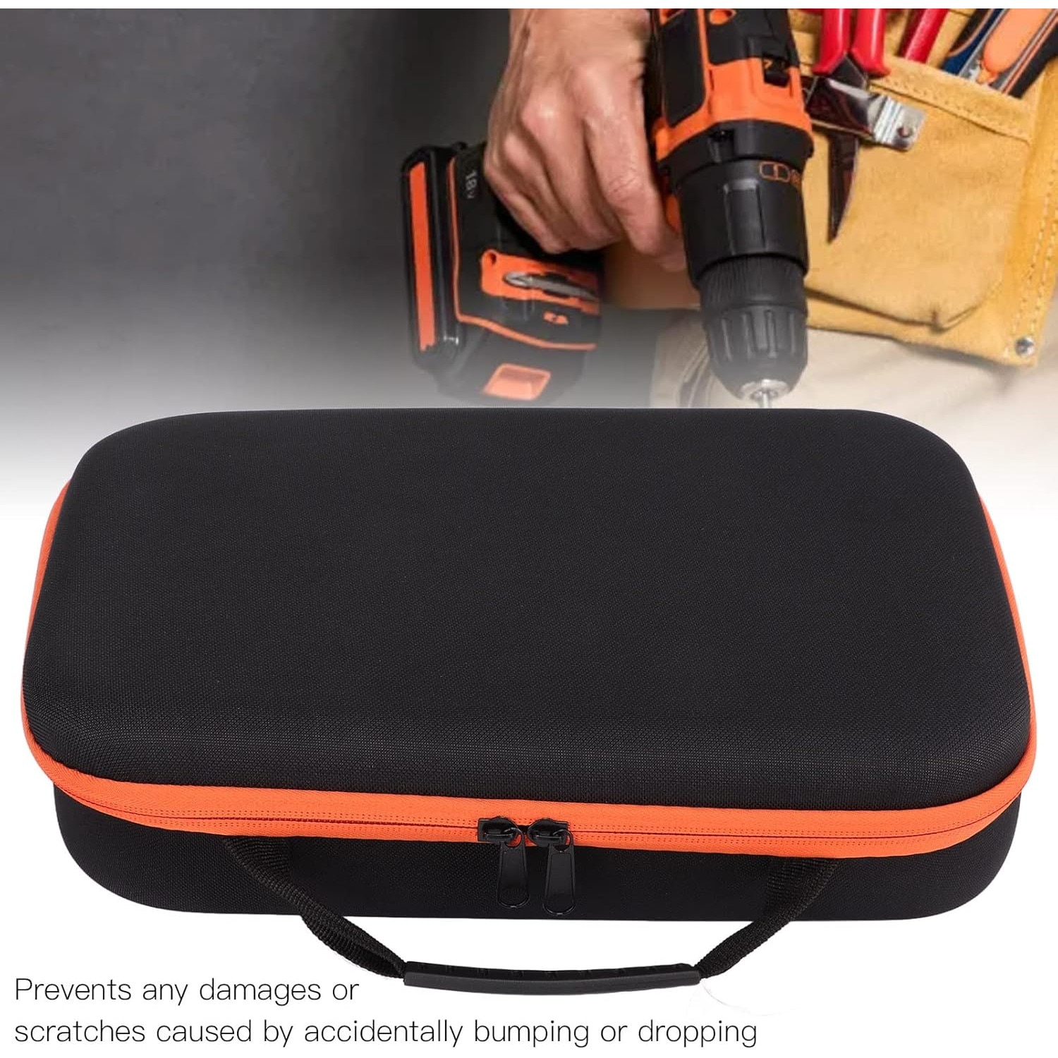 Unelte Simple Geanta pentru unelte, 16 inch, zipata, 33x22.5x9cm, neagra - eMAG.ro