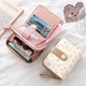 Portofel de dama Chelfonds, design motive pisici, piele premium, 12x9,5cm