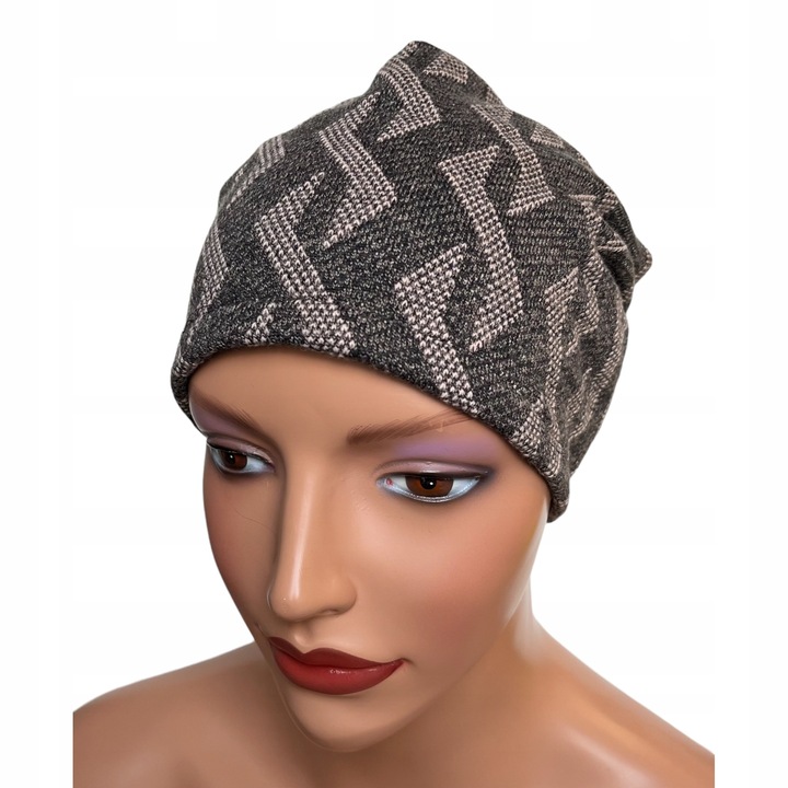 Sapca beanie pentru femei Kamila, 94% viscoza, marime universala, multicolor