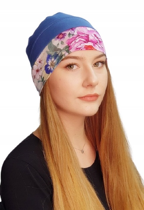 Turban Celestyna, bambus, universal, 54x61cm, caciula sportiva, pentru chimioterapie