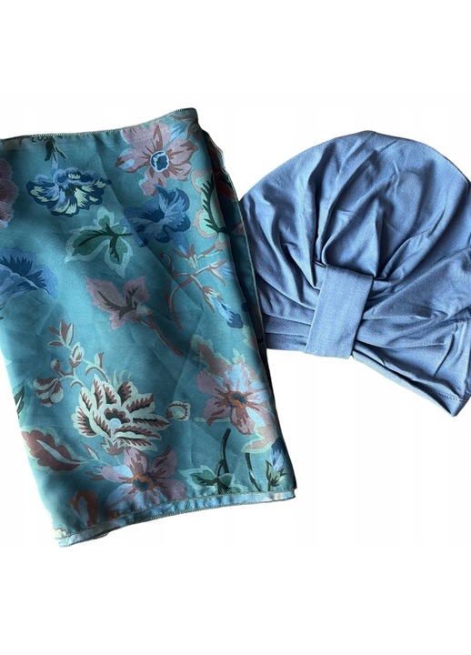 Тюрбан Джулия, шал и шапка от бамбук, 30x140см, за плаж и ежедневно ползване