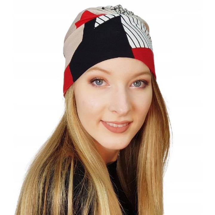 Тюрбан плисиран от вискоза, Eva Design, мек, удобен, 25см, различни цветове