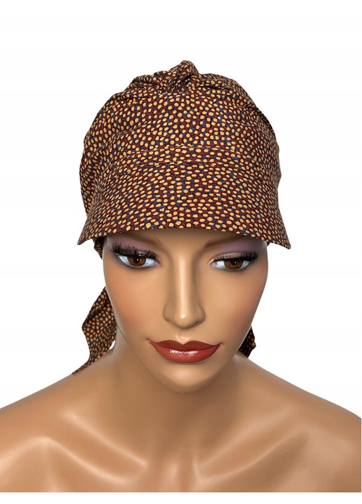 Fular pentru femei cu viziera, Eva Design, viscoza, pliabil, 25cm, universal