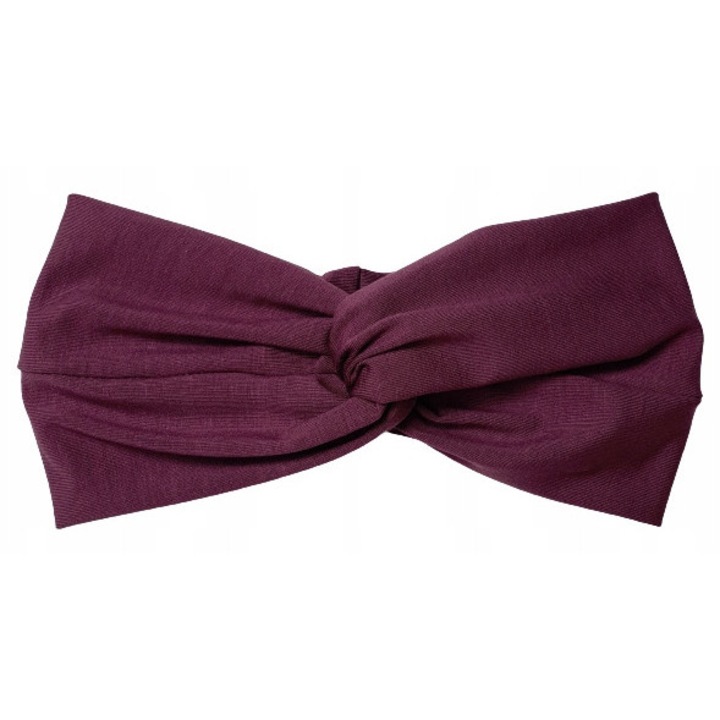 Banda de cap din bambus Gabrysia bm-014 heather, elastica, protectie urechi