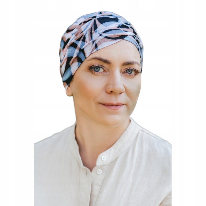 Turban Iryda, bambus, 25cm, elastic, pentru doamne dupa chimioterapie
