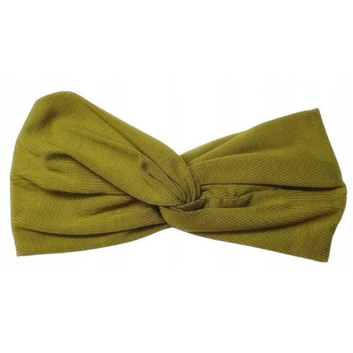 Banda de cap din bambus Eva Design, elastica, protejeaza urechile, multicolor, 026