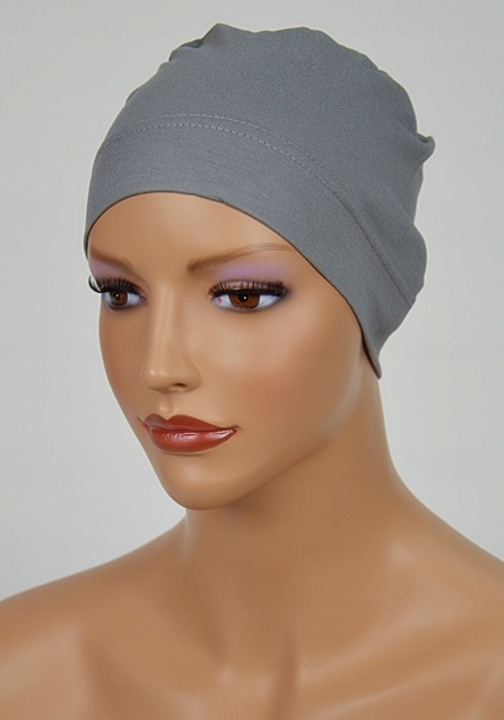 Caciula de dormit, Eva Design, gri, 23-24 cm, din bambus antibacterian