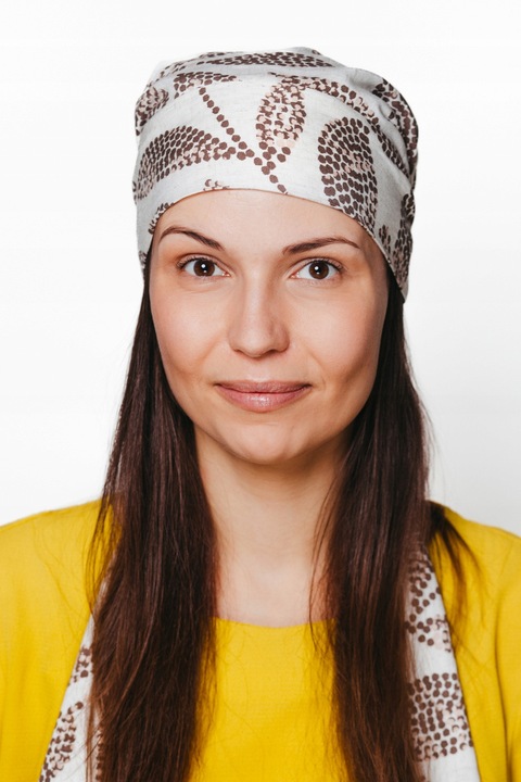 Дамски тюрбан Lara 19, вискоза, дишащ, многоцветен, универсален размер