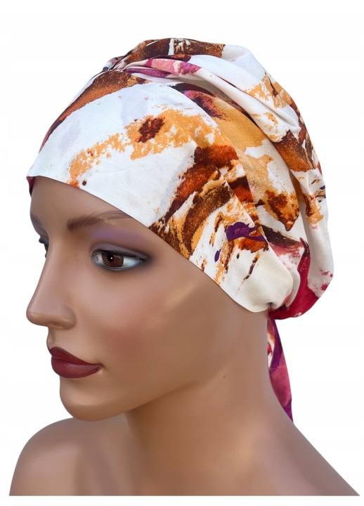 Дамски летен тюрбан, Eva Design, тюрбан Tess 474, вискоза, 25см