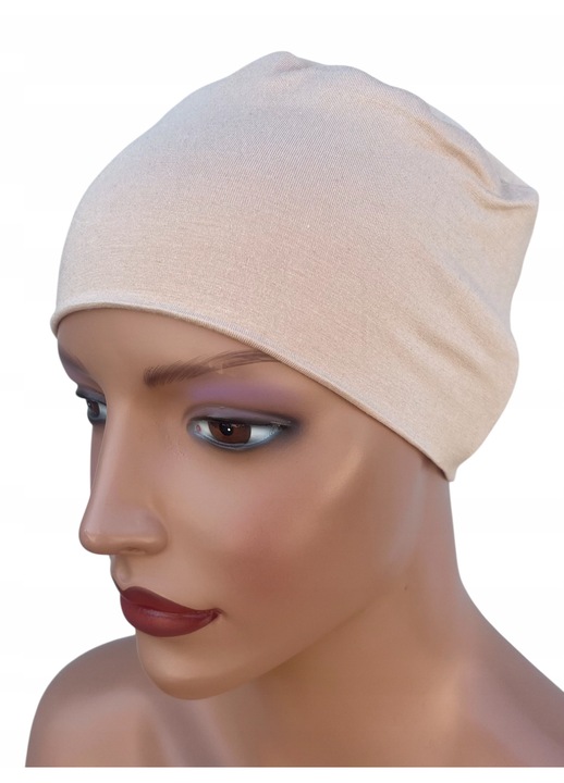 Turban de dormit Gaya, Eva Design, bambus elastic, confortabil, 23-24cm