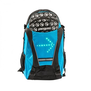 Rucsac Pegas cu semnal luminos, Albastru/Negru Rucsac Pegas cu semnal luminos, Albastru/Negru