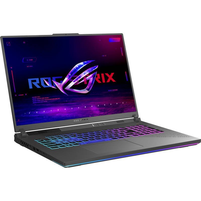 Laptop ASUS ROG Strix G18 WUXGA 18 inch AMD Ryzen 9 8940HX 32GB 1TB SSD RTX 5070 Free Dos Eclipse Gray