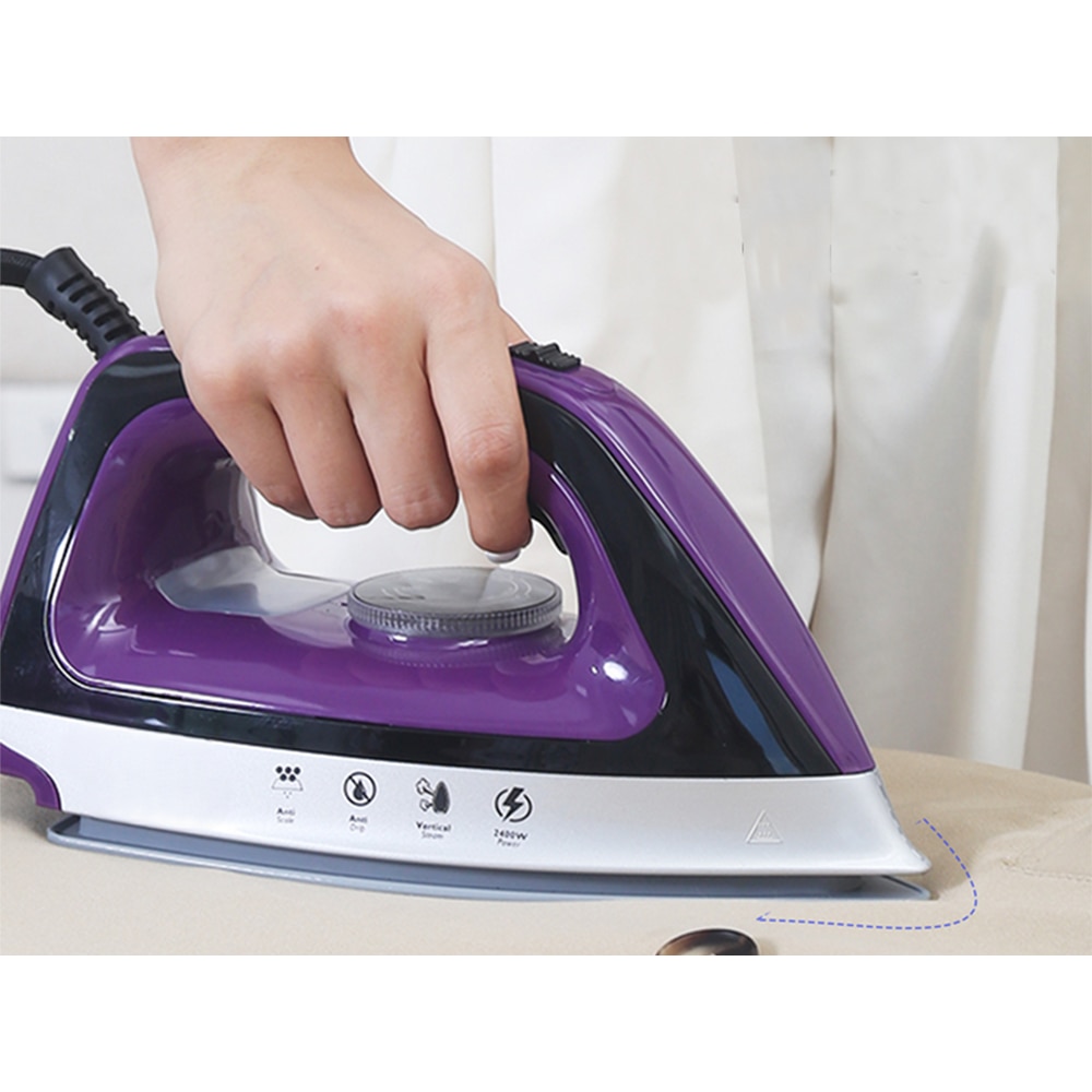 Statie de calcat cu abur, Zola, 2400 W, rezervor apa 1.2 l, abur 120 g/min, talpa ceramica, 35 x 17 x 19 cm, violet