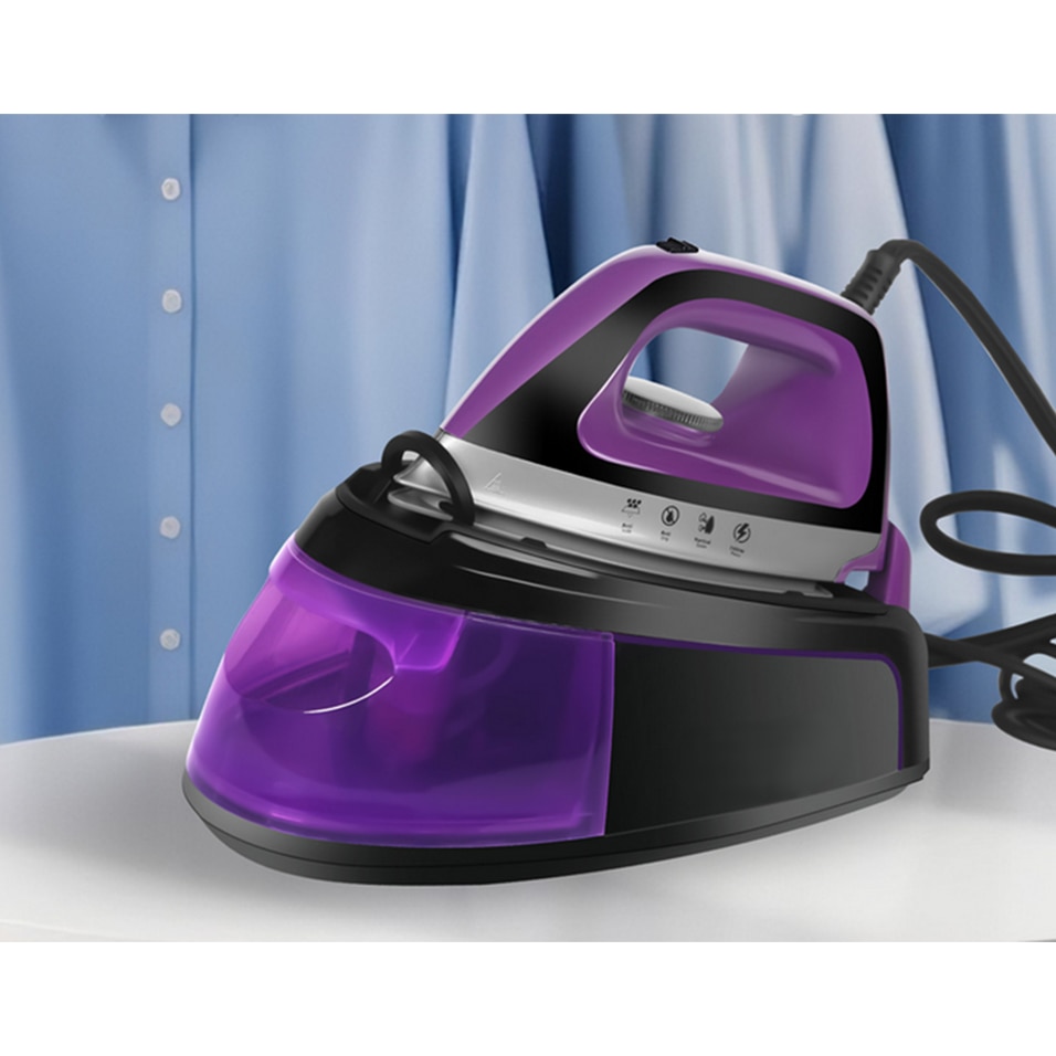 Statie de calcat cu abur, Zola, 2400 W, rezervor apa 1.2 l, abur 120 g/min, talpa ceramica, 35 x 17 x 19 cm, violet