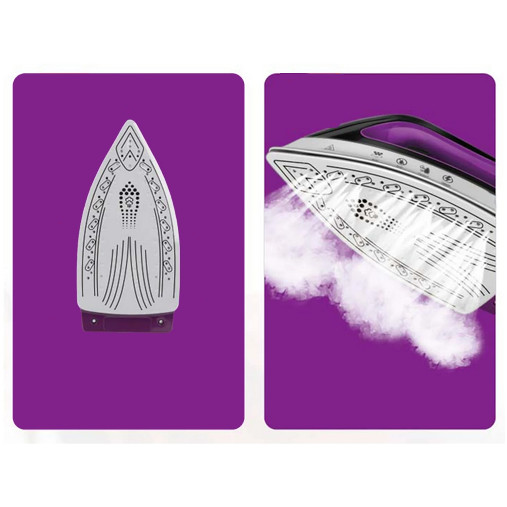 Statie de calcat cu abur, Zola, 2400 W, rezervor apa 1.2 l, abur 120 g/min, talpa ceramica, 35 x 17 x 19 cm, violet