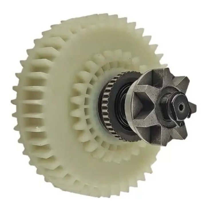 Fulie pornire completa drujba electrica Budget (cu arc, rulmenti si pinion)