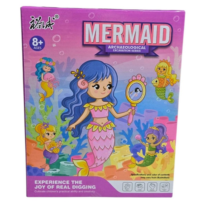 Joc escavare-comoara cu bijuterii-Sirena