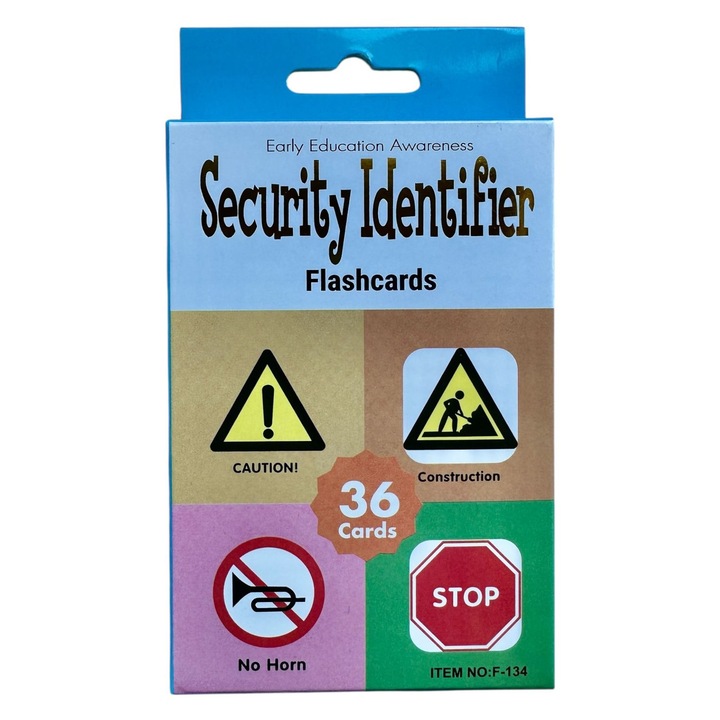 Set educativ copii – 36 carduri interactive cu semne de circulatie, flashcards pentru invatare rutiera, joc didactic