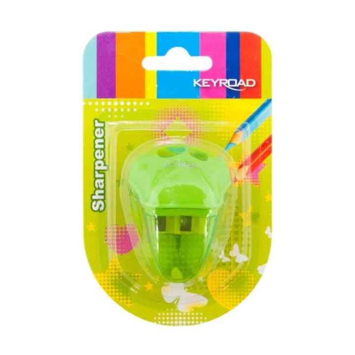 PBS Connect hegyező, zöld, műanyag, ceruzákhoz és krétákhoz