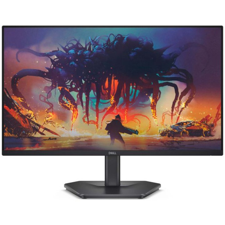 Монитор Gaming LED IPS DELL SE2425HG 23.8", Full HD (1920x1080), 200Hz, 1ms, AMD FreeSync™ Premium, HDMI, DisplayPort, VESA, Черен