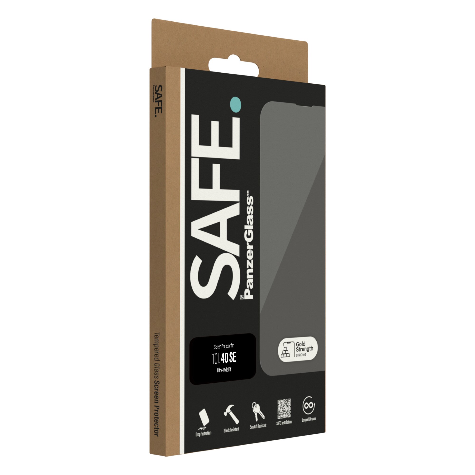 Protector de sticlă Safe pentru TCL 40 SE, UWF, Negru