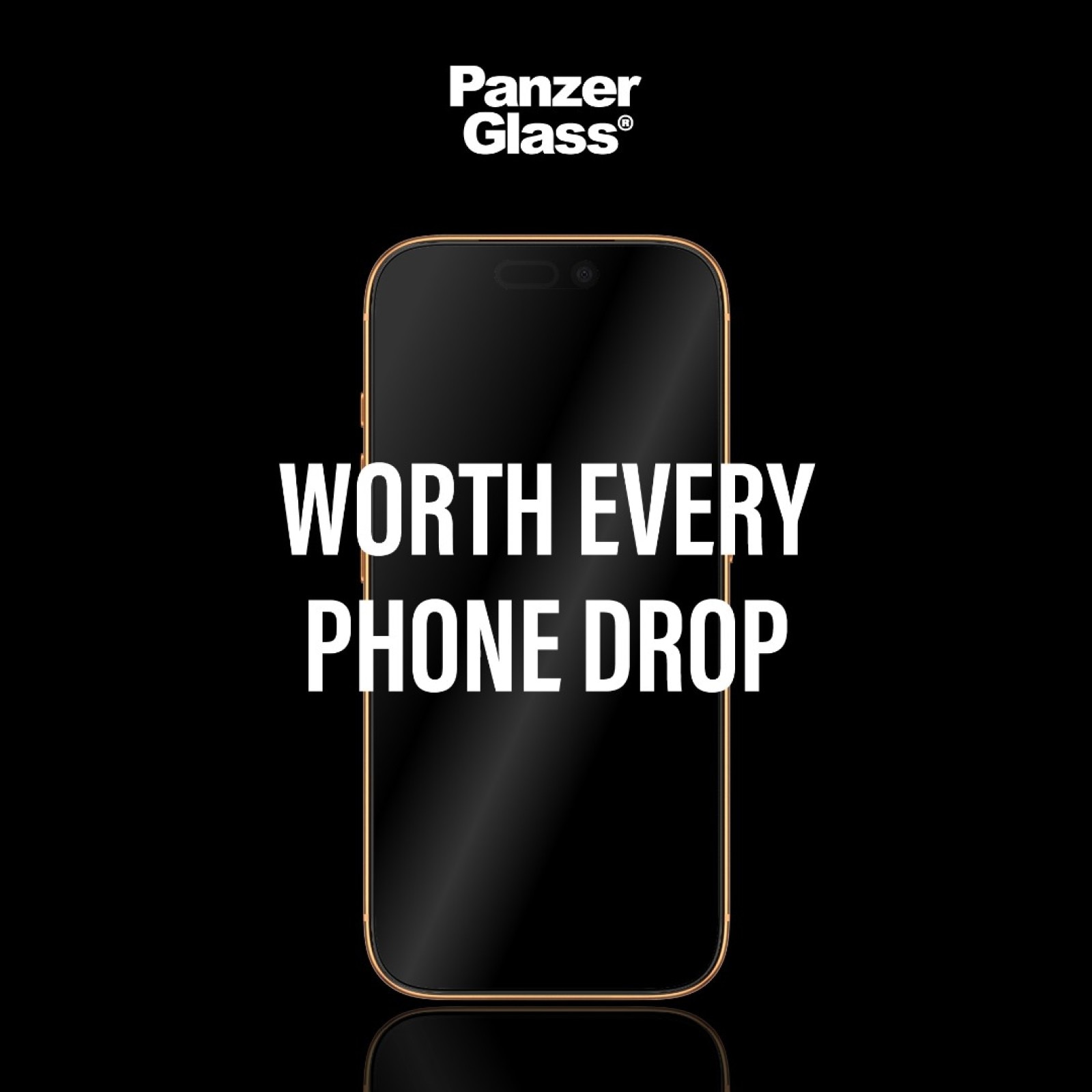 Folie protectie sticla PanzerGlass pentru iPhone 17 Pro Max, Privacy, UWF, cutie de instalare, cu ramă neagră