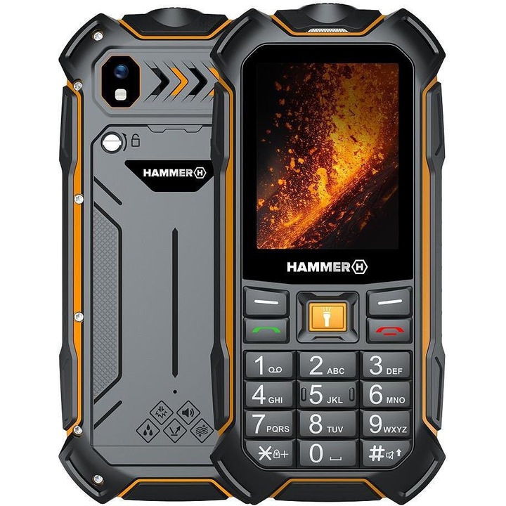 Смартфон HAMMER Boost 2 LTE, 64MB, 128MB, Black