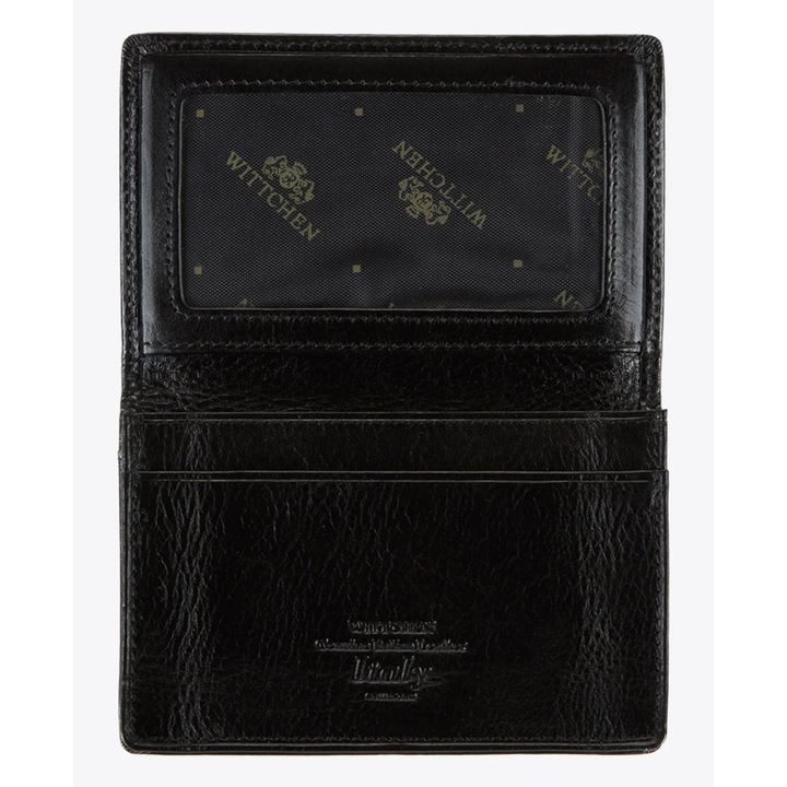 Калъф за визитки WITTCHEN, колекция Italy, мека кожа, 3 отделения, 7,5x11см